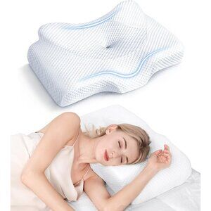 Osteo Contour Cervical Memory Foam Pillow Queen Size Stomach / Back Or Side